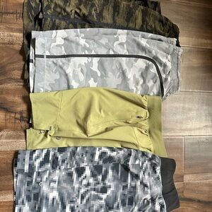 Bundle Four Lululemon Size M/L Shorts